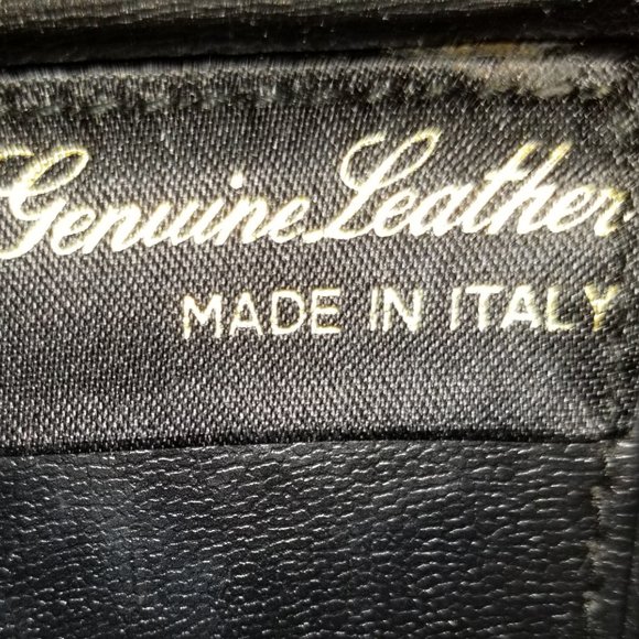 STEFANO suede black small bag Italy - Picture 7 of 9